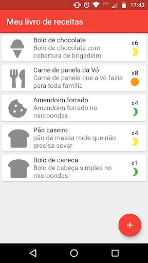 My recipes screenshot 1