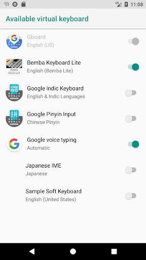 Bemba Keyboard Lite screenshot 2