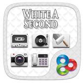 WhiteASecond Go Launcher Theme 5.99