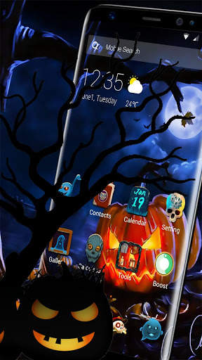 Halloween Night 2019 APUS Launcher Theme screenshot 4