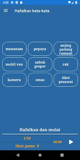Pelatihan memori screenshot 6