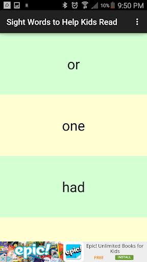Sight Words to Help Kids Read screenshot 2
