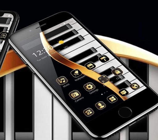 Gold Luxury Piano Theme screenshot 3