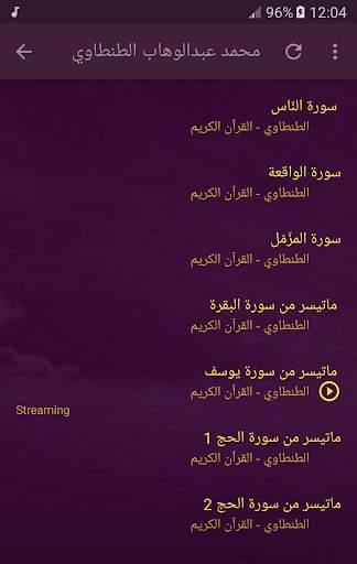 القران الكريم بصوت محمد عبدالوهاب الطنطاوي screenshot 5