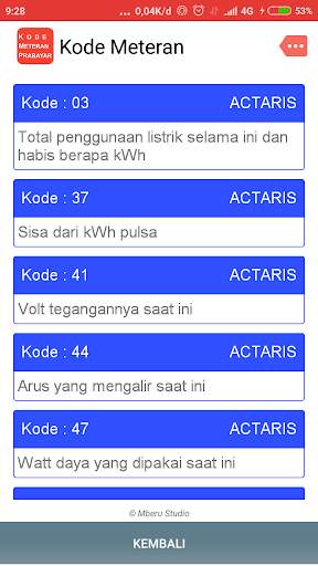 Kode Meteran Listrik Prabayar screenshot 3