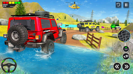 Offroad Jeep Driving Car Games screenshot 2