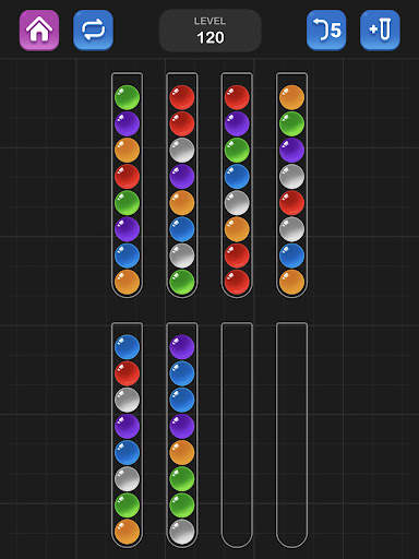 Sortir Bola, Game Puzzle Warna screenshot 9