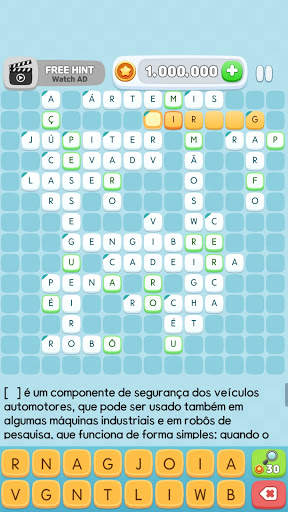 Palavras Cruzadas Questionário screenshot 5