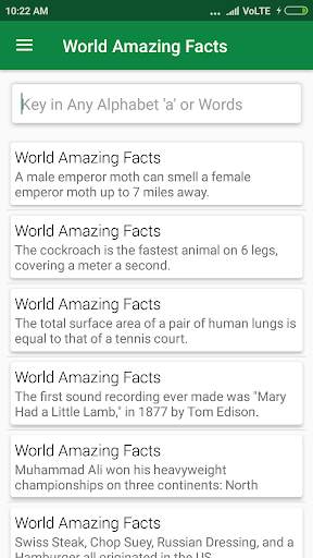 World Amazing Facts screenshot 3