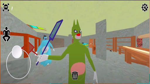 scary Jack and oggy in granny screenshot 2
