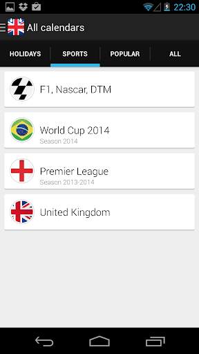 UK Holidays Calendar screenshot 2