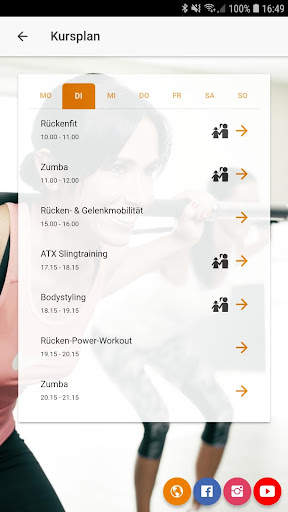 i2 Fitness App screenshot 3