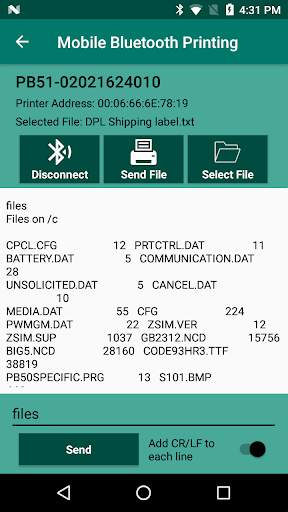 Mobile Bluetooth Printing screenshot 2