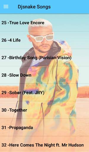 Dj Snake Songs Offline(50 Songs) screenshot 4