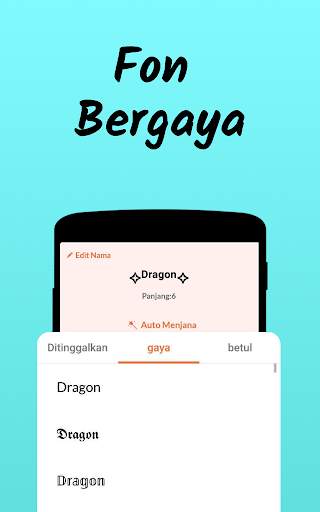 Nama samaran Pencipta screenshot 2