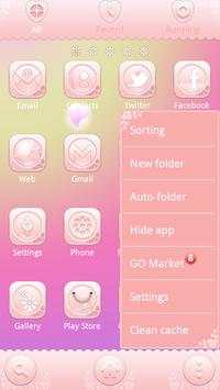 Pink girl GO Launcher Theme screenshot 5