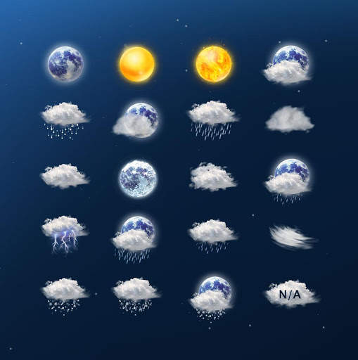 3D Surrealism HD style weather screenshot 2