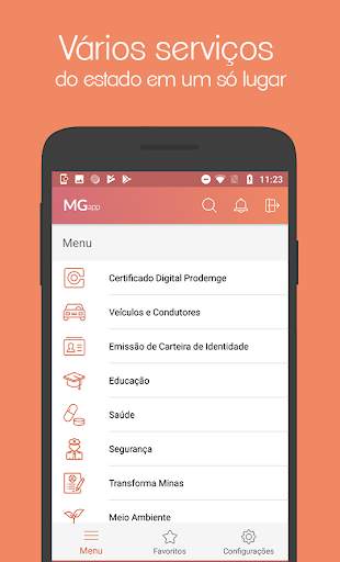 MG App - Cidadão screenshot 1