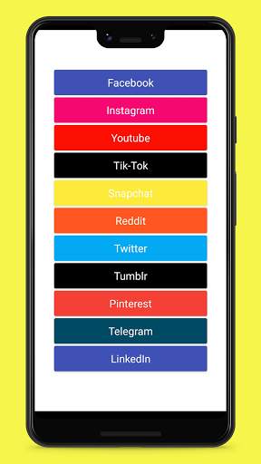 All In One Social Media App screenshot 1