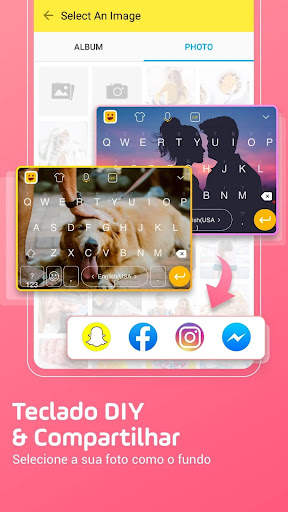 Teclado Lite - Emoji screenshot 1