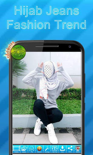 Hijab Jeans Fashion Trend screenshot 2