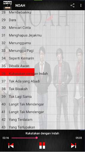 Lagu NOAH Terbaru   Peterpan Second Chance screenshot 3