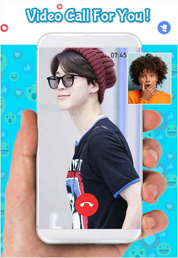 jimin bst Fake call : chat & live prank screenshot 4