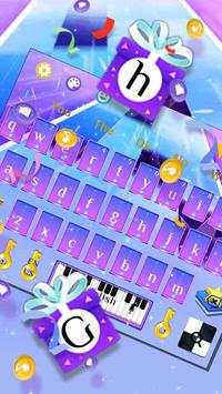 Tema della tastiera di Anime Piano Tiles screenshot 2