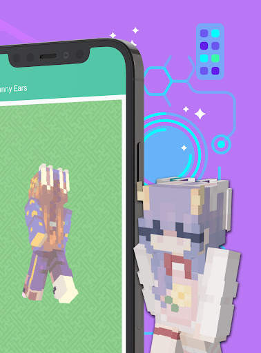 Bunny Ears Skin For Minecraft screenshot 4