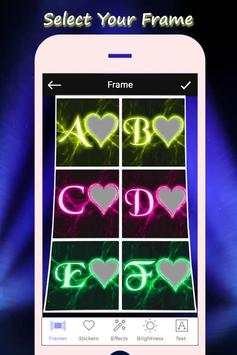 Lighting Text Photo Frame screenshot 2