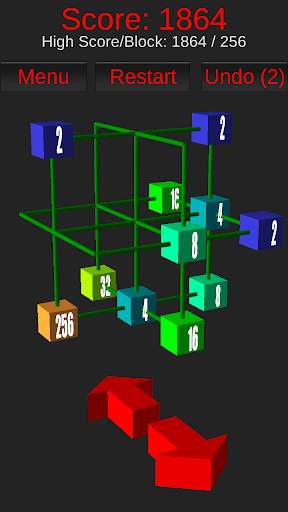 2048 3D! screenshot 1