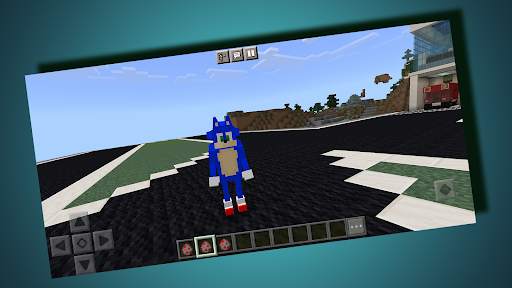 Mod Sonic for Minecraft PE скриншот 1