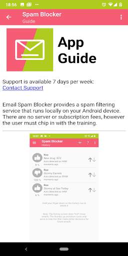 Email Spam Blocker 6 تصوير الشاشة