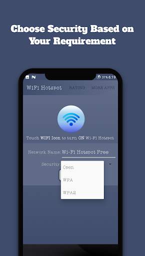 Wifi Hotspot Portable Free - One Click Easy Setup screenshot 2