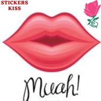 stickers kisses for whatsapp logo