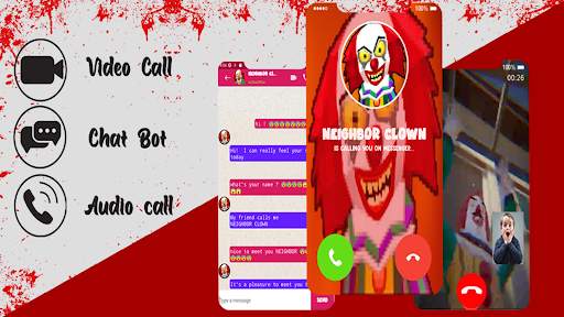 neighbor Clown Video call screenshot 15