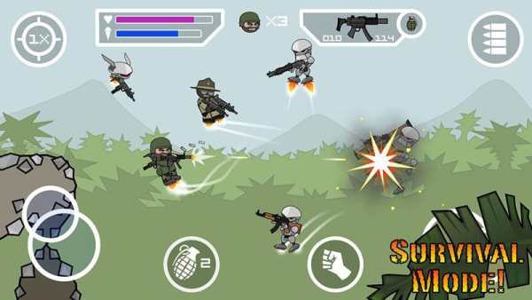 Doodle Army 3 : Mini Militia screenshot 2
