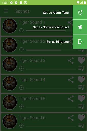 Tiger Sounds screenshot 2
