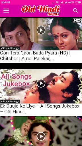 Old Hindi Video Songs - Bollywood screenshot 5