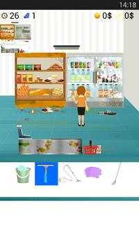 supermarket cleaning game screenshot 1