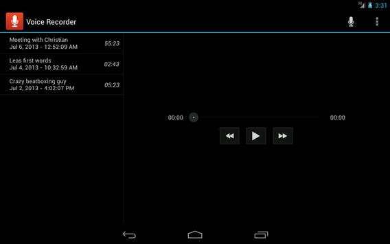 Voice Recorder 7 تصوير الشاشة