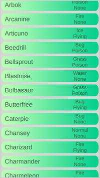Battle guide for Pokemon Go screenshot 2