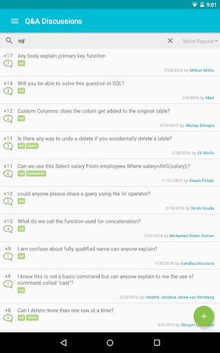 Learn SQL screenshot 12