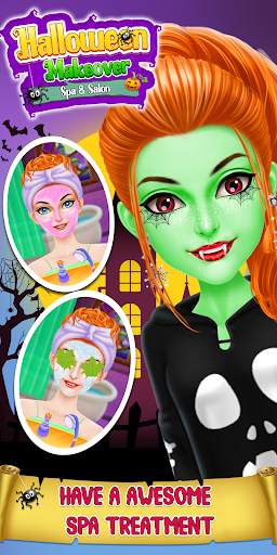 Halloween Makeover - Spa & Salon Game screenshot 1