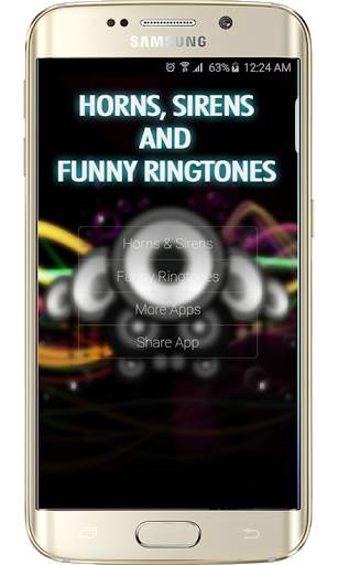 Horns,Sirens & Funny Ringtones screenshot 2