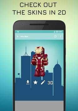 Superhero skins for Minecraft 3D screenshot 4