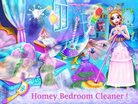 Ice Princess Big Home Cleanup-Home Cleaning Games screenshot 2