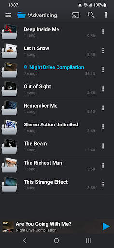 PlayerPro Blue Wonder Skin screenshot 4
