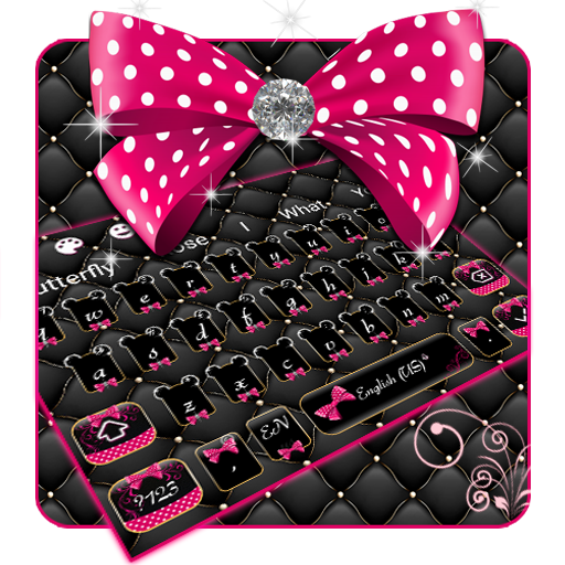Pink Bowknot Keyboard icon