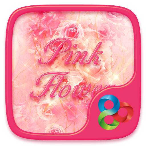 Pink Flower Go Launcher Theme 40.99